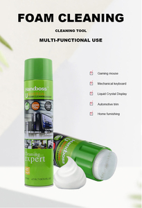 650ml antistatique PC mousse nettoyant <span class=keywords><strong>Spray</strong></span> tout usage pour voiture tableau de bord maison et clavier nettoyage pour écran d'<span class=keywords><strong>ordinateur</strong></span> et enlèvement - Product Image 6