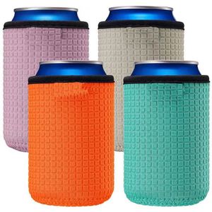 Funda Refrigerante para Latas con Patrón en Relieve Multicolor, Impermeable y Aislante, para Latas de Cerveza o Refresco de 330 ml - Product Image 1