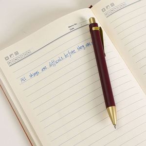 Business Office Custom Logo 0.5Mm Metal Ballpoint Promotional Advertising Gift Pen With Black Ink - Product Image 2