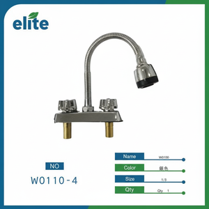 Grifo de montaje en cubierta de doble manija para cocina y baño para baño y ducha proveedor mayorista - Product Image 1