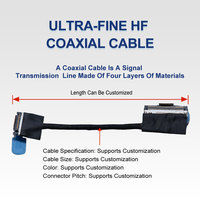 Kabel Koaksial Headset VR MCC dengan Konduktor Tembaga Berlapis Timah, Isolasi PTFE/PVC, Konektor FFC/FPC