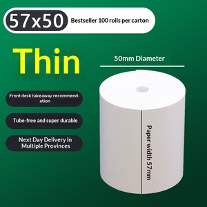 64 <strong>Rolls</strong> 80mm Cash Register Thermal Paper <strong>Roll</strong> 80x80mm Single Layer White For Kitchen Use - Product Image 5