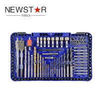 Haute qualité 90 pièces ensemble d'accessoires pour outils électriques HSS4241 forets hélicoïdaux embouts de tournevis forets à bois mèches boîte étui à main