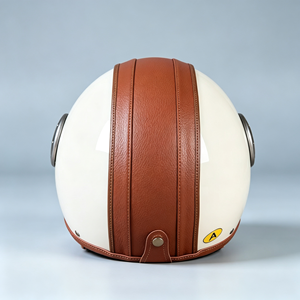 <span class=keywords><strong>Casco</strong></span> de Motocicleta Retro <span class=keywords><strong>Vintage</strong></span> 3/4 Abierto, Carcasa de ABS, Visera Doble Antivaho, Lente HD, Acolchado EPS, Forro de Gamuza, Estilo Cafe Racer - Product Image 3