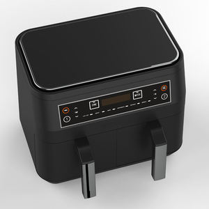 Wholesale Smart air <b>Deep</b> <b>Fryers</b> Kitchen Appliances Multifunctional Electric 6l 8l Dual Double Digital air <b>Fryer</b> Without Oil - Product Image 2