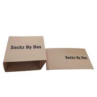 Toptan Ucuz Özel Logo Baskılı Kağıt Sarma Bantları 3'lü Paket Çorap Ambalaj Kılıfları