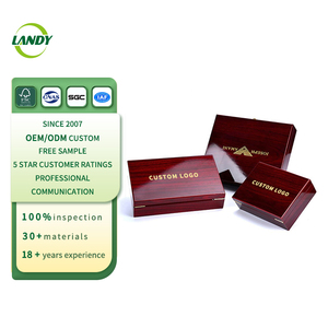 Sơn Đàn Piano Có Độ Bóng Cao Logo Laser Tùy Chỉnh MDF Dán Giấy Đặc Biệt Hộp Quà Tặng Bằng Gỗ Rỗng - Product Image 1