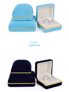 Boîte cadeau en velours personnalisée pour bracelet, pendentif, boucles d'oreilles, collier et bague – Qualité supérieure - Product Image 6