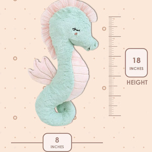 A758 Peluche a Forma di Cavalluccio Marino all'Ingrosso, Decorazione per Cameretta, Ottimo Regalo per Bambini di Tutte le Età, Giocattolo di Peluche Animale Marino - Product Image 4