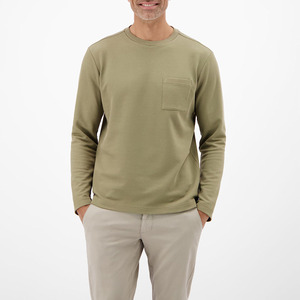 Chemises à manches longues pour hommes en polyester/coton respirant, séchage rapide, écologiques, de haute qualité, coupe classique, décontractées - Product Image 1