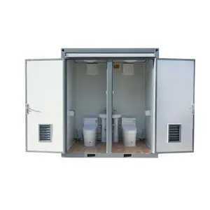 Mobile Versandcontainer-Toilette und -Duscheinheiten tragbare Toiletten