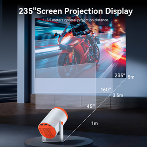 Proyector LED Portátil Ultracompacto, Resolución Nativa 720, Allwinner H723, 30000 Horas de Vida Útil de la Lámpara, para Cine en Casa y Películas al Aire Libre - Product Image 5