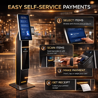 Kiosque de paiement, machine de paiement automatique, kiosque de caisse automatique, kiosque de libre-service tout-en-un pour centre commercial et magasin de proximité