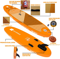 BAX ASTRONAVE Impression UV 10'6ft 11ft Stand up Gonflable SUP paddle board pour le surf