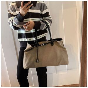Sacs à main de style simple, couleur unie, sacs fourre-tout décontractés de grande capacité en PU pour femmes - Product Image 5