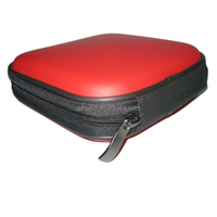 Vente en gros d'usine, sacs CD légers en EVA, étui de transport portable imperméable, mini étui de rangement avec logo personnalisé pour DVD et CD