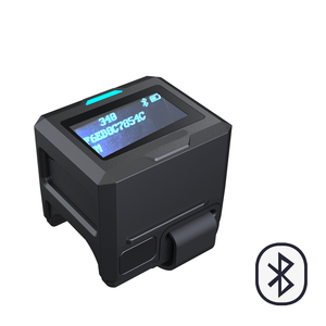 Portátil para Bluetooth 1D Escáner de código 2D con base de carga Interfaz <span class=keywords><strong>USB</strong></span> Lector de código de barras inalámbrico Escáner de anillo - Product Image 3
