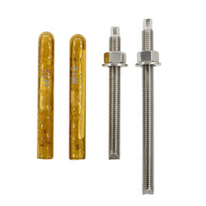 Pernos de Expansión de Acero al Carbono Galvanizado en Caliente M8-M30, Anclajes Químicos para Fijación en Paredes de Hormigón para Construcción - Product Image 4