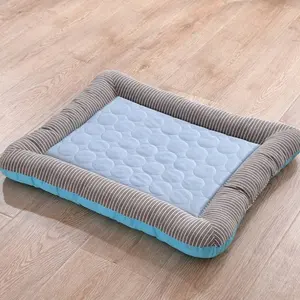 Моющийся Летний спальный матрас для домашних животных, охлаждающий коврик для собак, самоохлаждающий коврик для кровати, охлаждающий гелевый диван для собак, для ящиков