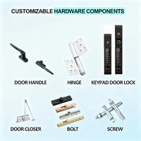Puerta Corredera Automática de Aluminio de Alta Resistencia |   Puerta de Entrada con Control Remoto Eléctrico, Resistente a la Intemperie, Duradera, Fácil de Montar, para Hogares