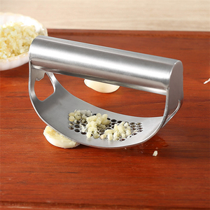 Professional Kitchen <b>Tools</b> 3-Pcs Stainless Steel 304 Rocker for Ginger & Garlic Press <b>Fruit</b> & <b>Vegetable</b> Crusher Bottle Opener - Product Image 6