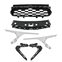Kit de garnitures chromées pour calandre de pare-chocs avant en plastique, compatible avec Chevrolet Trax 2023 2024, neuf