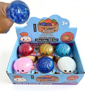 Pelotas Antiestrés Sensoriales de TPR Coloridas con Forma de Dumpling, Bollo al Vapor y Baozi, Caja Sorpresa, Juguete Sensorial Unisex - Product Image 6