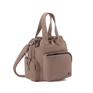 Bolso bandolera repelente al agua color castaño con cordón ajustable, bolso cruzado de lujo para mujer - Product Image 3