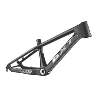 Cadre de vélo de montagne en carbone léger BXT 24 pouces à prix d'usine, frein à disque conique rigide, axes traversants en carb