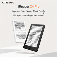 XTEINK X4 Pro Pocket Ebook Reader Layar E Ink 4.3" Lampu Depan yang Dapat Disesuaikan E-Reader Mini Portabel untuk Membaca Sehari-hari