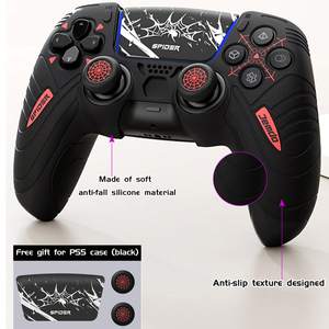 เคสซิลิโคนป้องกัน Jemdo สำหรับ PS5 ปลอกซิลิโคนสำหรับจอย PS5 กันลื่น กันเหงื่อ อุปกรณ์เสริมสำหรับเล่นเกม - Product Image 4