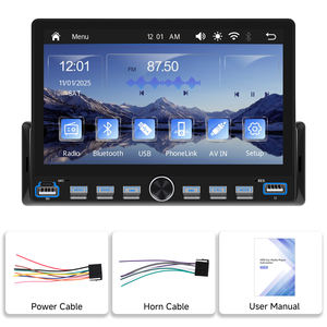 Lecteur MP5 de voiture Podofo 7 pouces 1 Din, touches de piano, USB/Type-C/BT, autoradio universel, CarPlay/Android Auto/<span class=keywords><strong>YouTube</strong></span> sans fil, ODM - Product Image 6