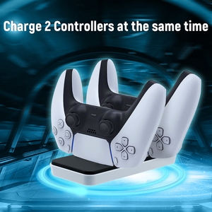 Base de Carga Inalámbrica Portátil <span class=keywords><strong>para</strong></span> Controles de PS5, <span class=keywords><strong>PS4</strong></span> y PS3, <span class=keywords><strong>Cargador</strong></span> Doble Tipo-C <span class=keywords><strong>para</strong></span> Gamepad de PS5 - Product Image 4