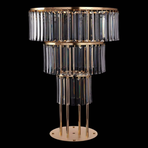 XWLC Royal Diamond Luxueux Support à Fleurs en Métal Doré <span class=keywords><strong>et</strong></span> Acrylique en Forme de Grande Roue, Centre de <span class=keywords><strong>Table</strong></span> pour Mariage <span class=keywords><strong>et</strong></span> Anniversaire, Décoration de Gâteau en Anneau - Product Image 5