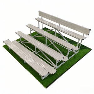 Banc <span class=keywords><strong>de</strong></span> tribune en aluminium <span class=keywords><strong>à</strong></span> 4 niveaux, 3,5 m, sièges modulaires pliables résistants aux intempéries pour terrains <span class=keywords><strong>de</strong></span> sport NLP-4 - Product Image 4