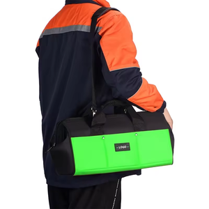 Sac à outils professionnel à large ouverture, sac de travail multi-poches robuste pour électriciens, plombiers et techniciens d'entretien - Product Image 5