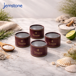 Emballage en gros de tubes cylindriques en carton recyclable de qualité alimentaire pour café en vrac, thé, biscuits et sel, en papier kraft - Product Image 2