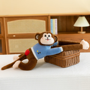 Dễ thương phim hoạt hình cánh tay dài khỉ Búp bê đồ chơi sang trọng Vải Búp Bê vài con khỉ Rèm trang trí nhà bán buôn Thú nhồi bông đồ chơi - Product Image 6