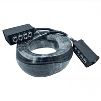 Câble serpent de signal CAT6 RJ45 personnalisé 4 canaux boîte d'étape de réseau 20 mètres 30 mètres