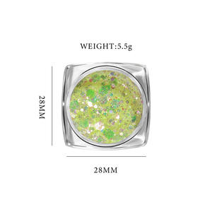 Paillettes holographiques mélangées en vrac pour <span class=keywords><strong>manucure</strong></span>, formes variées, sequins décoratifs pour ongles, directement de l'usine. - Product Image 6