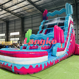 <span class=keywords><strong>Structure</strong></span> de jeu Tropical Fiesta, toboggan aquatique <span class=keywords><strong>gonflable</strong></span> extérieur à vendre - Product Image 1