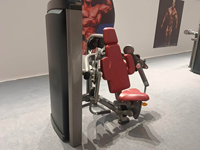 Machine de musculation commerciale réglable pour biceps, équipement de fitness pour salle de sport, machine de musculation assise à charge par broches, en acier pour la musculation