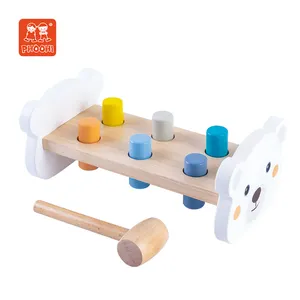 Hammer Bank Spiel Montessori Spielzeug Kinder Pädagogisches Holz Spiel Spielzeug für Kinder