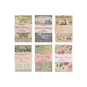 Ancient Retro Style Scrapbook Background Paper Non <b>Sticky</b> DIY Journal Base Paper Art Craft <b>Note</b> Paper - Product Image 5
