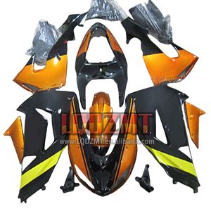 Cuerpo de inyección para <span class=keywords><strong>KAWASAKI</strong></span> <span class=keywords><strong>NINJA</strong></span> ZX 10 R 10R naranja negro <span class=keywords><strong>1000</strong></span> CC ZX10R 06 07 51LQ.69 ZX1000 2006 <span class=keywords><strong>2007</strong></span> Kit de carenado OEM - Product Image 1