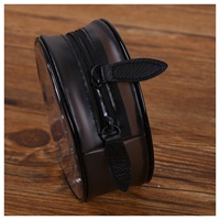Boîte transparente en PVC avec fermeture éclair, sac de rangement renforcé et épaissi, organiseur de soutien-gorge invisible, étui de rangement pour cache-tétons, trousse de maquillage en PVC