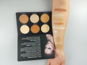 Poudre illuminatrice de marque privée, longue tenue, 6 couleurs, <span class=keywords><strong>palette</strong></span> de poudre illuminatrice, poudre pour le visage, maquillage - Product Image 4