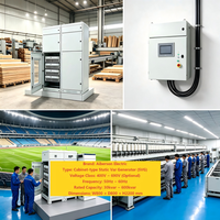Générateur de VAR statique modulaire SVG et filtre de puissance actif APF triphasé 4 fils pour l'amélioration de la qualité de l'énergie, personnalisable OEM Alibaba