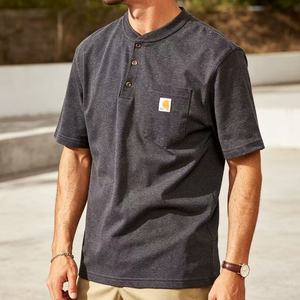 Polo da Uomo Bianca Estiva Casual a Maniche Corte con Colletto Rialzato Vestibilità Oversize Anti-Pilling Asciugatura Rapida con Logo Hartt - Product Image 3