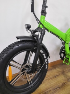 Vélo électrique pliable de 20 pouces, ebike avec pneus larges, 500W 48V, pour la plage, la neige, nouvelle collection - Product Image 3